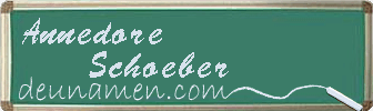 Annedore Schoeber Visitenkarte